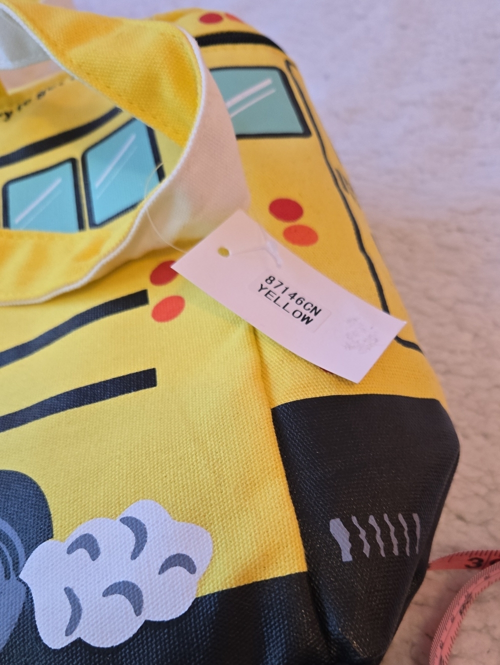 Insulated School Bus Tote or Lunch Bag - Picture 10 of 10